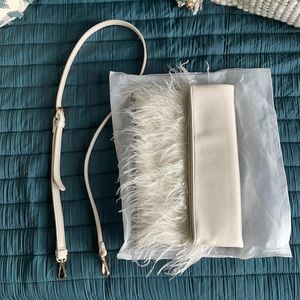 BHLDN Yessica Arizona Feather Bag NWOT